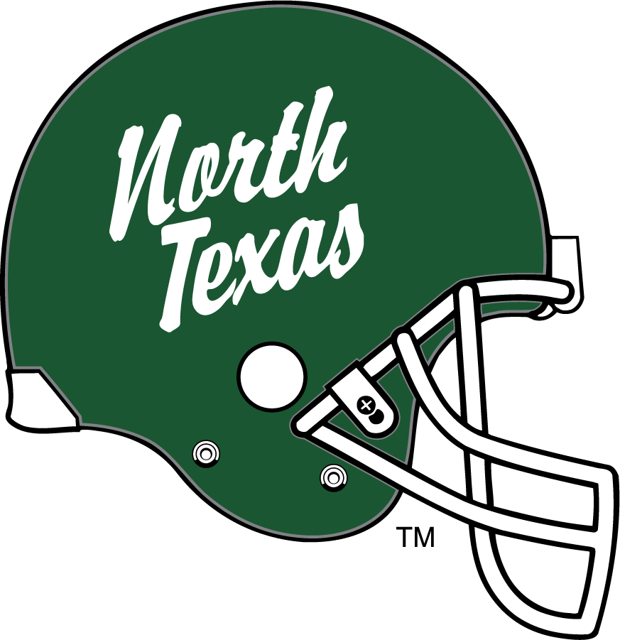 North Texas Mean Green 2001-2003 Helmet iron on transfers for clothing